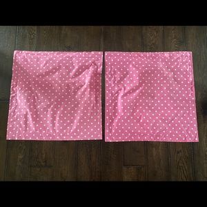 Pottery Barn PB Teen Dottie Euro Sham Bright Pink